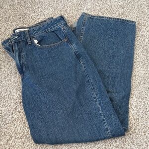 Abercrombie & Fitch Dark Blue Relaxed Fit Jeans